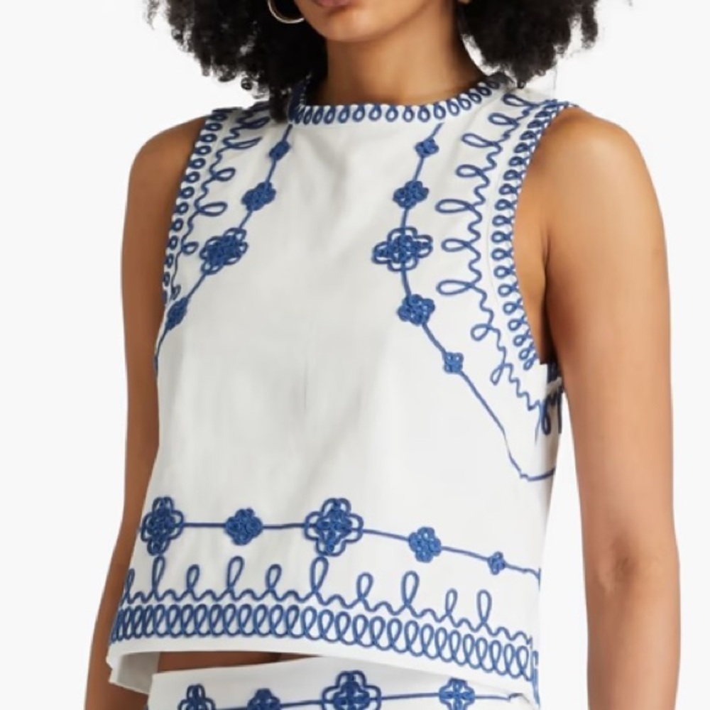 Maje Embroidered Top - NWOT